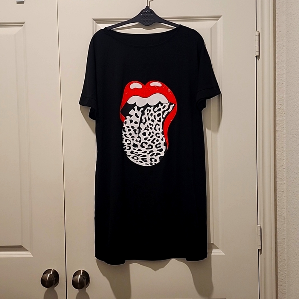 XL black dress